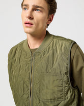 Męska Kamizelka Wrangler Elevated Vest Ivy Green 112357210 W44E016396